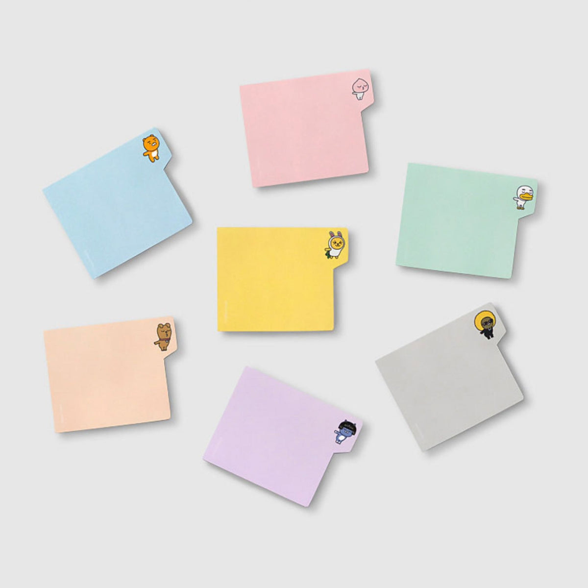 KAKAO FRIENDS Cute Character Sticky Page Marker Note Memo Pad - SkoopMarket