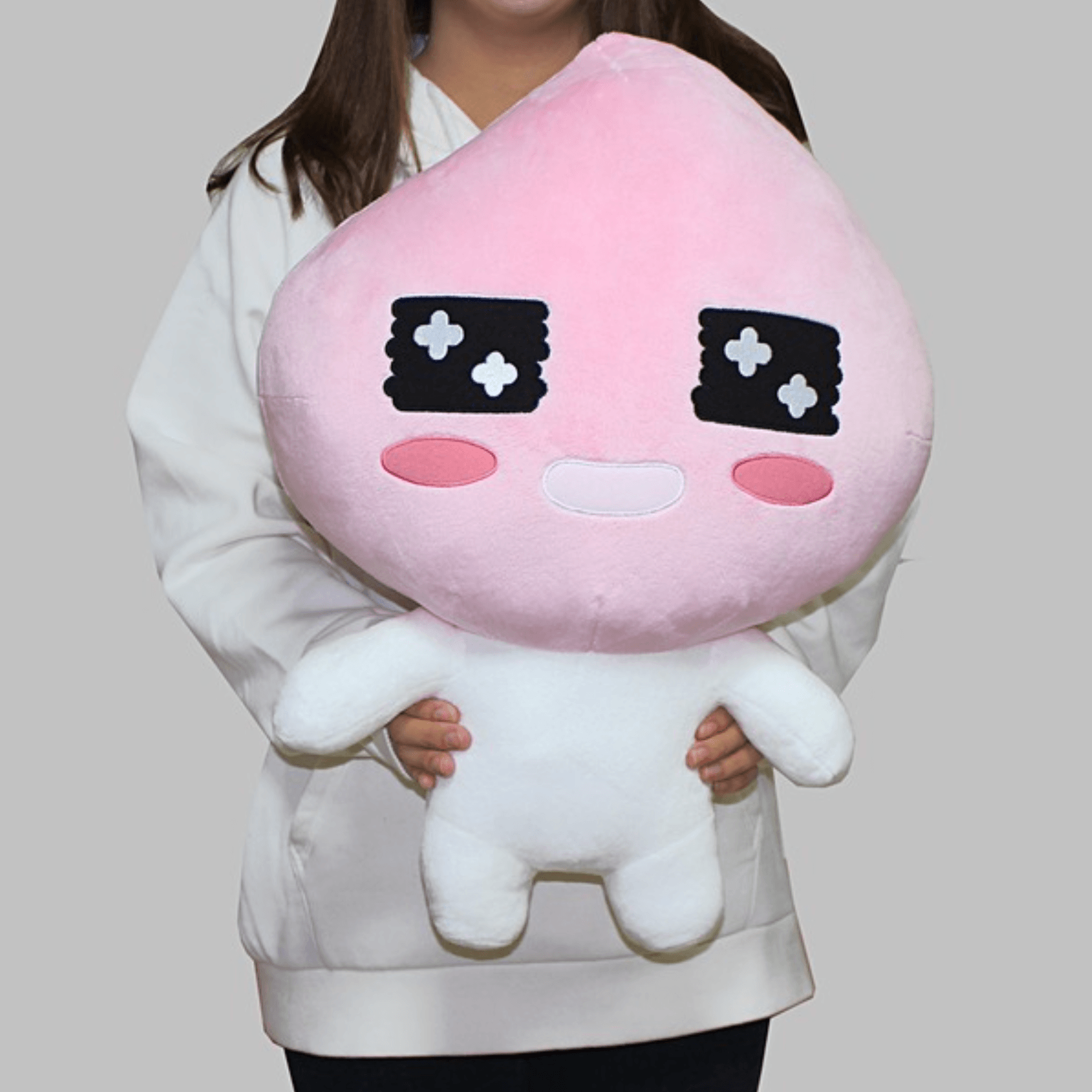 KAKAO FRIENDS Soft Collectible Gift Character Large Doll (APEACH) - SkoopMarket